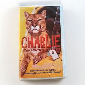 Charlie the Lonesome Cougar (VHS, 2000) Clam Shell Anchor Bay‎